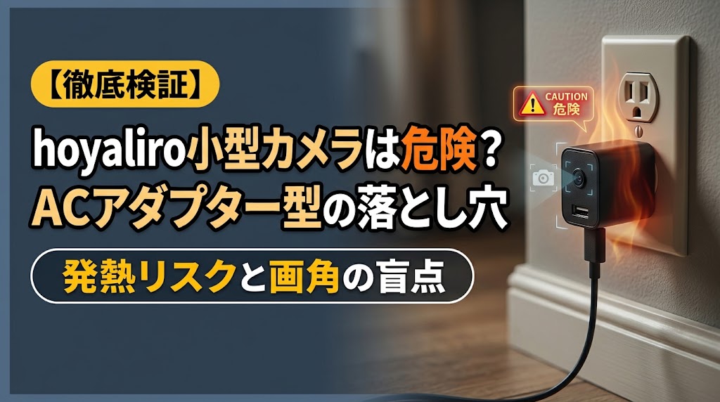 hoyaliro小型カメラは危険？ACアダプター型の落とし穴と境界線